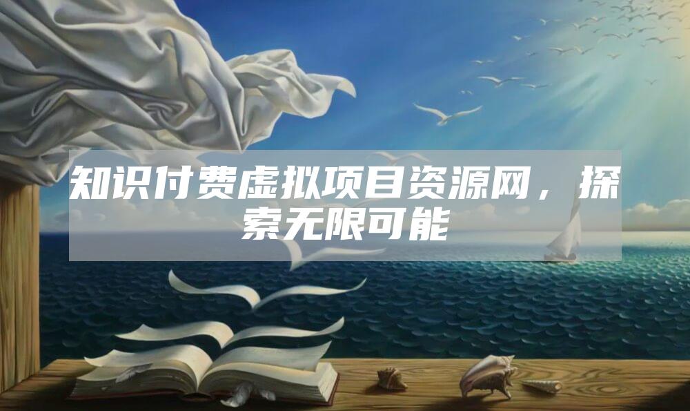 知识付费虚拟项目资源网，探索无限可能