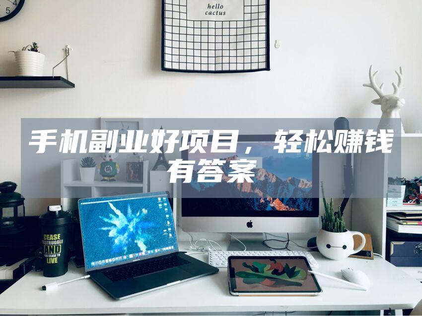 手机副业好项目,轻松赚钱有答案