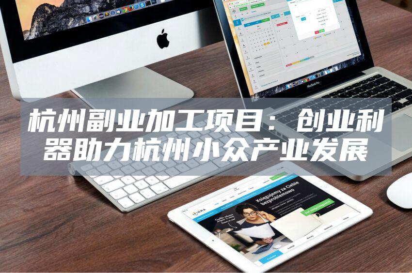 杭州副业加工项目：创业利器助力杭州小众产业发展