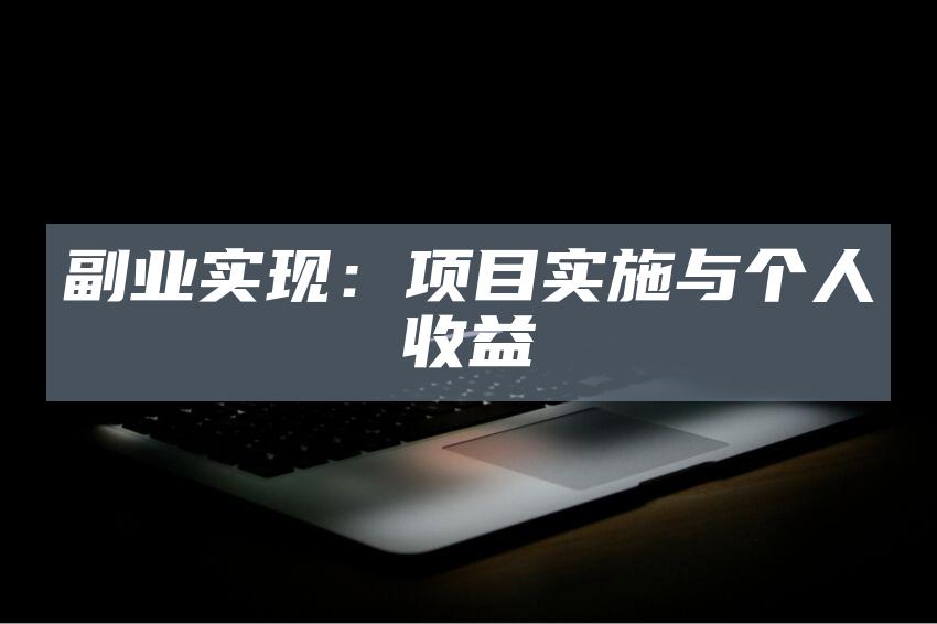 副业实现：项目实施与个人收益