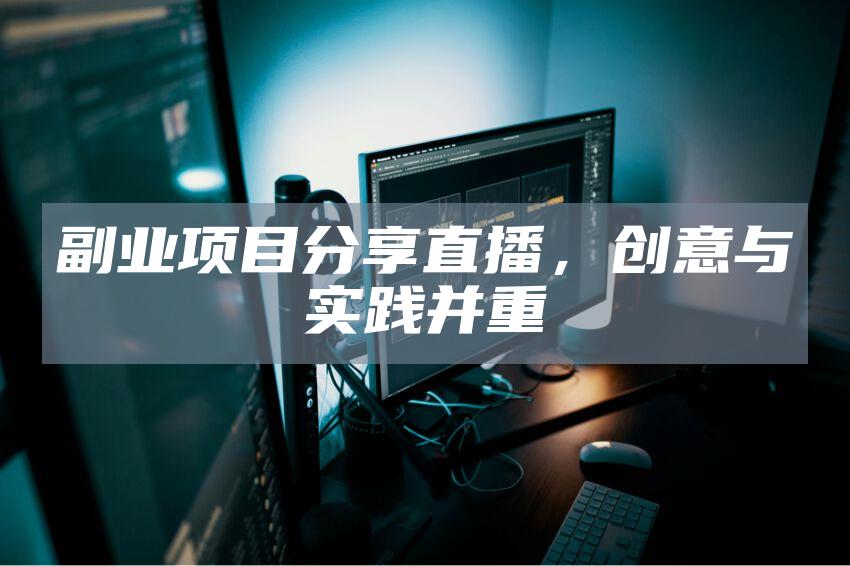 副业项目分享直播，创意与实践并重
