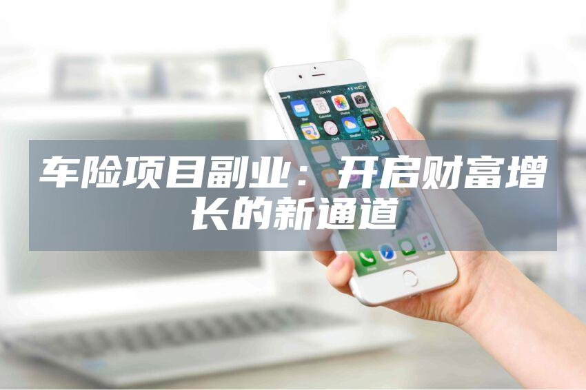 车险项目副业：开启财富增长的新通道