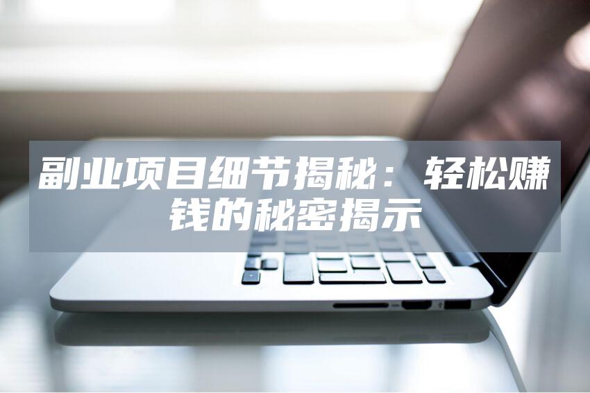 副业项目细节揭秘：轻松赚钱的秘密揭示
